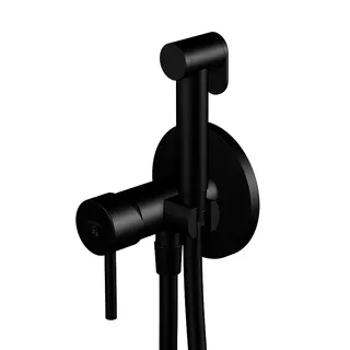 Steinberg Bidet-Wand-Einhebelmischer 100 1350 S, Bidet, matt black