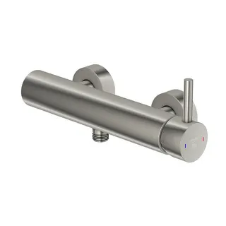 Steinberg Aufputz-Einhebelmischer für Dusche 100 1220 BN, brushed nickel