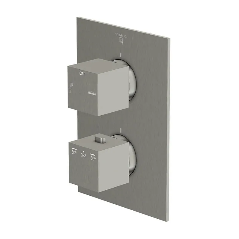 Steinberg FMS für Unterputzthermostat 160 4133 3 BN, brushed nickel