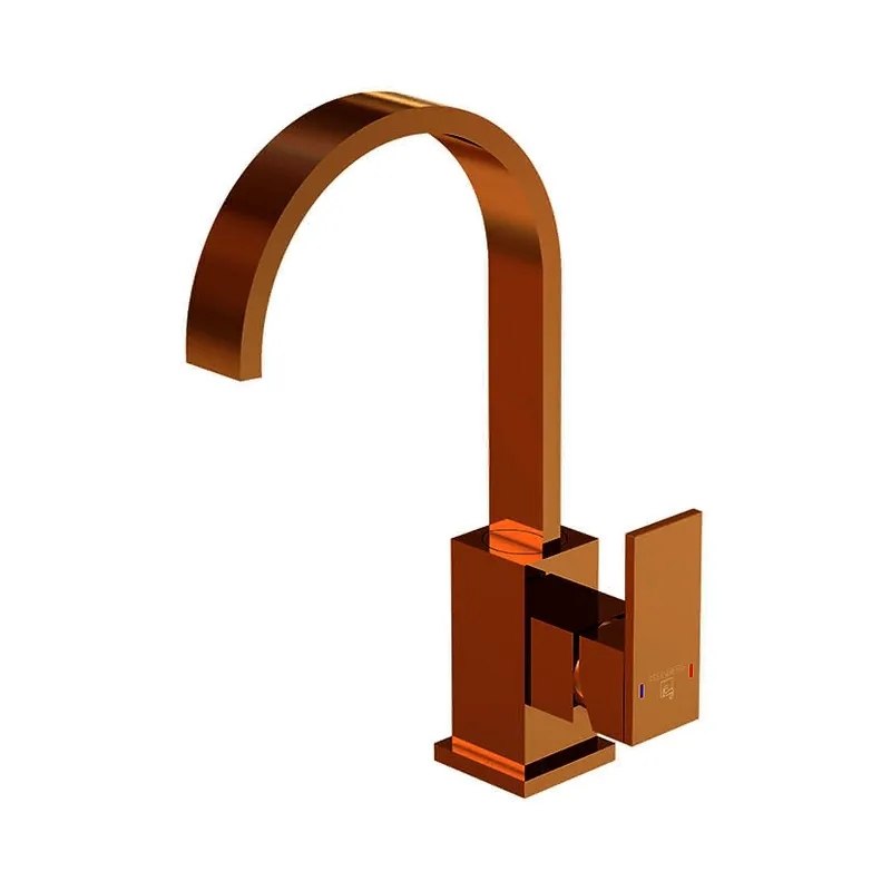 Steinberg Waschtisch-EHM mit Ablaufgarnitur 135 1501 RG, rose gold