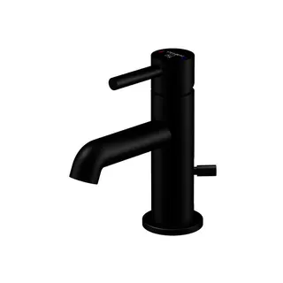Steinberg Waschtisch-EHM mit Ablaufgarnitur 100 1055 S, Waschtisch matt black
