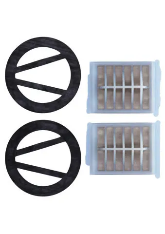 JUDO Ersatzteilset 2x Sieb 0,10+Dichtung für JRSF 1 1/2'' - 2''