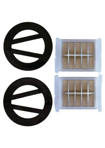 JUDO Ersatzteilset 2xSieb 0,10+Dichtung für JRSF 1 - 1 1/4''
