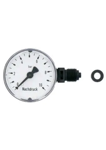 JUDO Ersatzteil Manometer G 1/4'' 0-10 bar Anschluss 3 Uhr