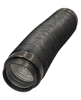 ZE Flexelement ComfoPipe Compact DN160 1 m, gedämmt, schwarz