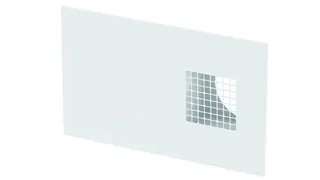 ZE Kombi-Außenwandgitter ComfoEdge Dupla DN160, Außenluft links, weiß, RAL 9016