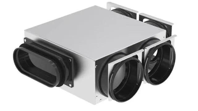 Zehnder Verteiler CK150 4 x DN90 ComfoCube inkl. Fixierschiebern, verzinkter Stahl