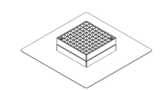ACO Parkdeckablauf DN100/H70 für Gussasphalt mit Höhe 70mm