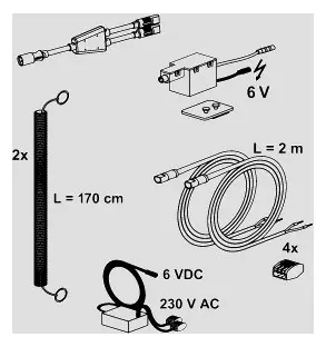 SANIT WC-Steuerung 2 Kabel Feinbauset Netz – Bild 2
