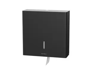 CWS ObjectLine Toilettenpapierspender Großrollen, Edelstahl schwarz RAL 9005