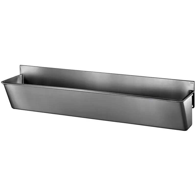KD OP-Waschrinne kurze Rw. L2100 Edst. 1.4301 sat
