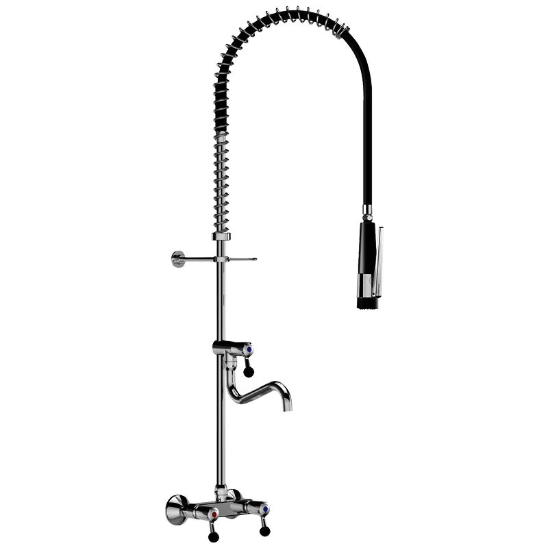 KD Geschirrspülbr. schw m.Wandmischer +Handbr.433009+Auslaufvent