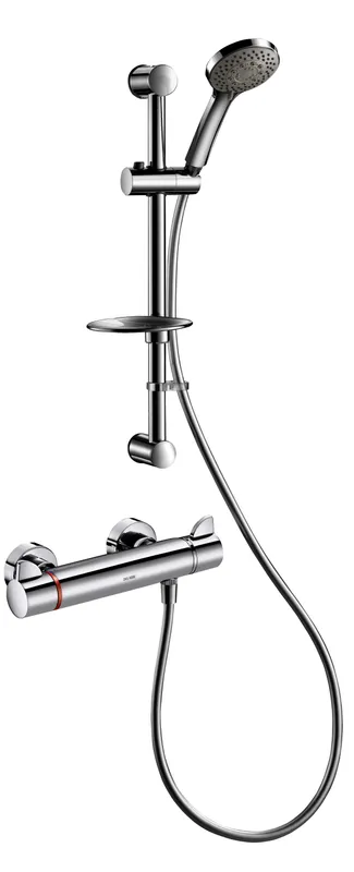 KD Duschsystem mit Br.-Therm. Securitouch H9741S,Stdd-Anschl.