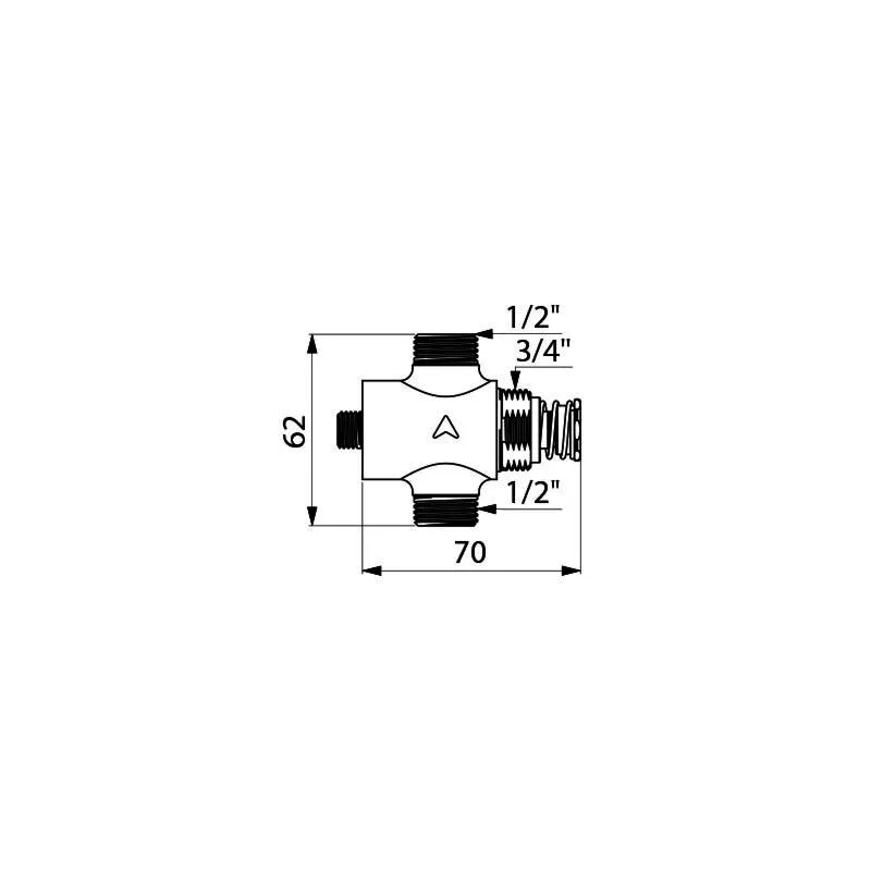 KD DU-Selbstschl.Vent.TEMPOSTOP G1/2B UP/Hw.-Mont.unverchr.15Sek