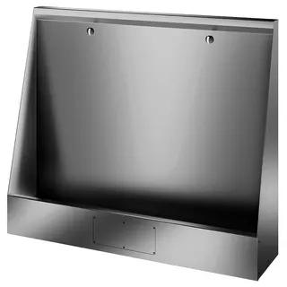 KD Urinalrinne LP bodenst. L.1200 Anschl. hi. Edst. 1.4301 sat