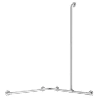 KD DUHA + Br.H.Stg. vertikal verschiebbar D32 mm Nylon weiß