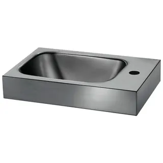 KD Waschtisch LAVANDO Hahnloch D35 rechts ohne Überlauf Edst. 1.4301 sat