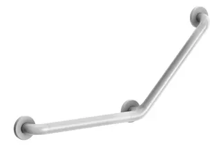 KD Winkelgriff 135Gr. D32 400x400mm,3Bef.P.,Nylon weiß