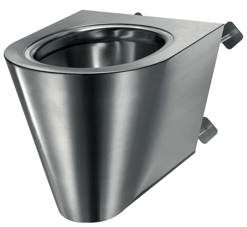 KD WC S21 S TC wandh. Anschl. von hinten Edst. 1.4301 satiniert