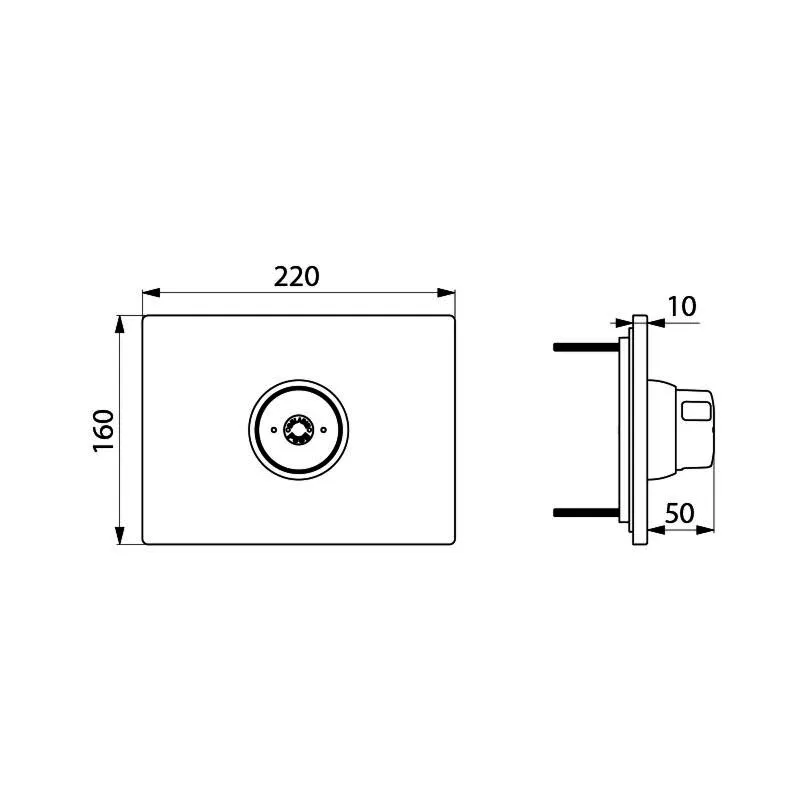 KD DU-Selbstschl.Vent. TEMPOSTOP UP dicht Set 2/2 (f. 749BOX)