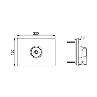 KD DU-Selbstschl.Vent. TEMPOSTOP UP dicht Set 2/2 (f. 749BOX)