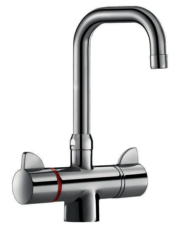 KD Waschtisch-Therm. SECURITH. med. Bereich,Schwenkauslauf H205 L150mm