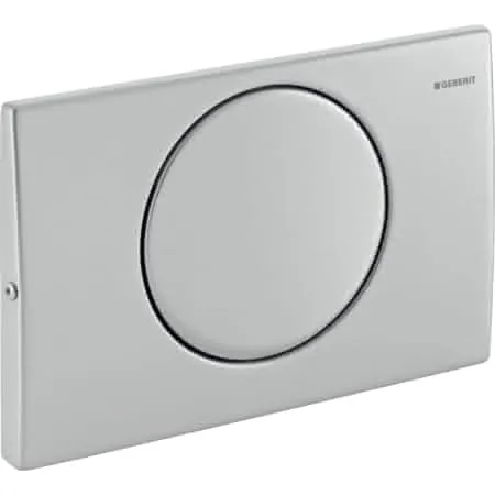 Geberit Delta10 BetPl.,für Spül-Stopp-Spülung verschraubbar, edelstahl gebü.
