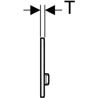 Geberit Sigma50 BetPl., für 2-Mengen-Spülung Metallfarbe messing., messing. gebü./Etc – Bild 5