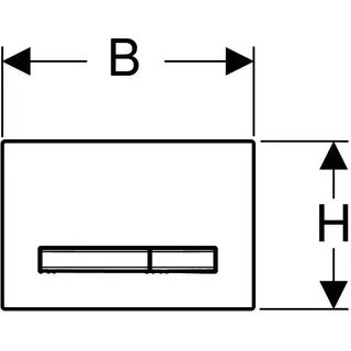 Geberit Sigma50 BetPl., für 2-Mengen-Spülung Metallfarbe messing., messing. gebü./Etc – Bild 4