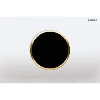 Geberit Sigma10 WC-Strg. elektron.Spül, Netz 2-Mengen-Sp., auto./bl/BT, weiß/vergold. – Bild 2