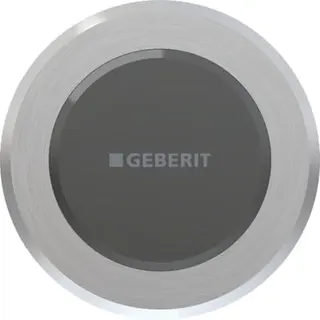 Geberit Typ10 WC-Strg. mit elektron. Spül, IR Netzbetrieb, BT, 2-Mengen-Sp., gebürstet