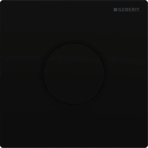 Geberit Typ 10 UR-Strg., elektron. Spülausl. Netzbetrieb, schwarz / schwarz matt