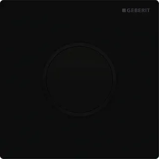 Geberit Typ 10 UR-Strg., elektron. Spülausl. Batterie, schw matt l., Etc./ schwarz