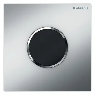 Geberit Typ 10 UR-Strg., elektron. Spülausl. Batterie, chrma l., Etc./ hgl.verchr.