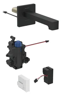 Geberit Brenta Waschtisch-Arm.,Wandmontage, Netzbetr. f. UP-Funkt.Box Therm.Misch.,L:22cm, swm