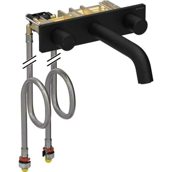 Geberit ONE Waschtisch-Arm. rundes Des. W.-Mont. 2Gr. für UP-Funktionsbox, L:20cm ,swm/Etc.