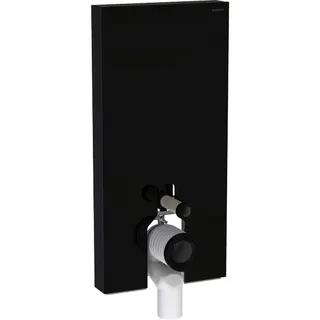 Geberit Monolith Sanitärmodul für Stand-WC 101cm Glas schwarz, Alu. schwarzchrom – Bild 2