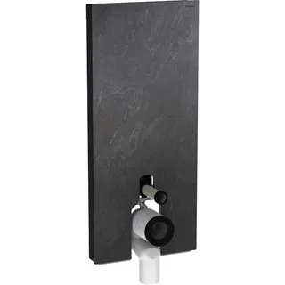 Geberit Monolith Sanitärmodul für Stand-WC 114cm Steinzeug Schieferoptik, Alu. – Bild 2