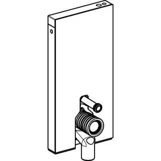 Geberit Monolith Plus Sanitärmodul f. SWC 101cm, Glas weiß /Aluminium – Bild 3
