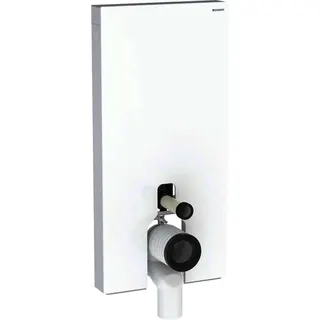 Geberit Monolith Plus Sanitärmodul f. SWC 101cm, Glas weiß /Aluminium – Bild 2