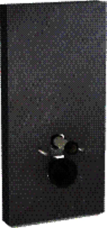 Geberit Monolith Plus Sanitärmodul f. WWC 101cm Steinzeug Schieferop., alu.schwchr