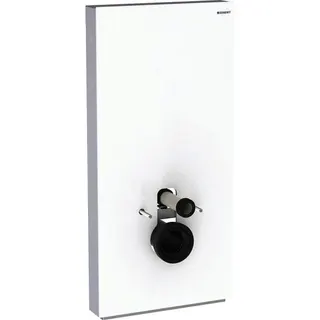 Geberit Monolith Plus Sanitärmodul f. WWC 101cm, Glas weiß /Aluminium – Bild 2