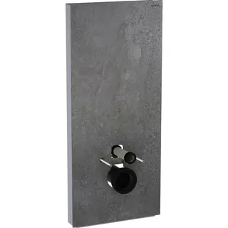 Geberit Monolith Plus Sanitärmodul f. WWC 114cm Steinzeug Betonoptik, Aluminium