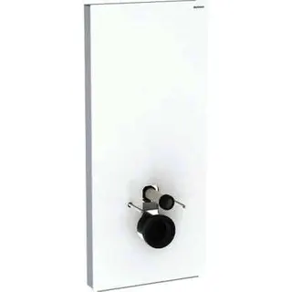 Geberit Monolith Plus Sanitärmodul f. WWC 114cm, Glas weiß /Aluminium – Bild 2