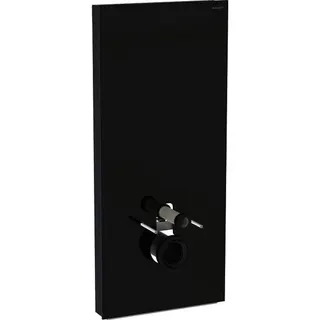Geberit Monolith Plus Sanitärmodul f. WWC 114cm, Glas schwarz / alu. schwarzchrom – Bild 2