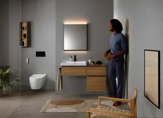 Geberit AquaClean Sela WC-Komplettanlage Wand-WC, weiß matt – Bild 3