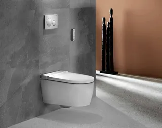 Geberit AquaClean Sela WC-Komplettanlage Wand-WC, weiß matt – Bild 5