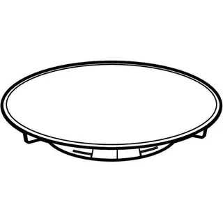 Geberit Split Ablaufdeckel, d90 für Duschwanne-Ablauf Sperrwasserhöhe 30/50mm, weiß/chrma – Bild 3