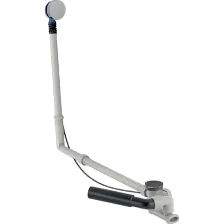 Geberit Badewannenablauf, d52 mit Drehbet. m. Fertigbauset, Spez.Gr., DN40/50, chrg