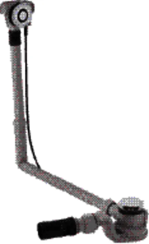 Geberit Badewanne-Ablauf, mit PushControl d52 L:50cm, mit Fertigbauset, DN40/50, chrg